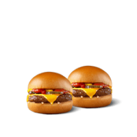 2 Hamburguesas Con Queso
