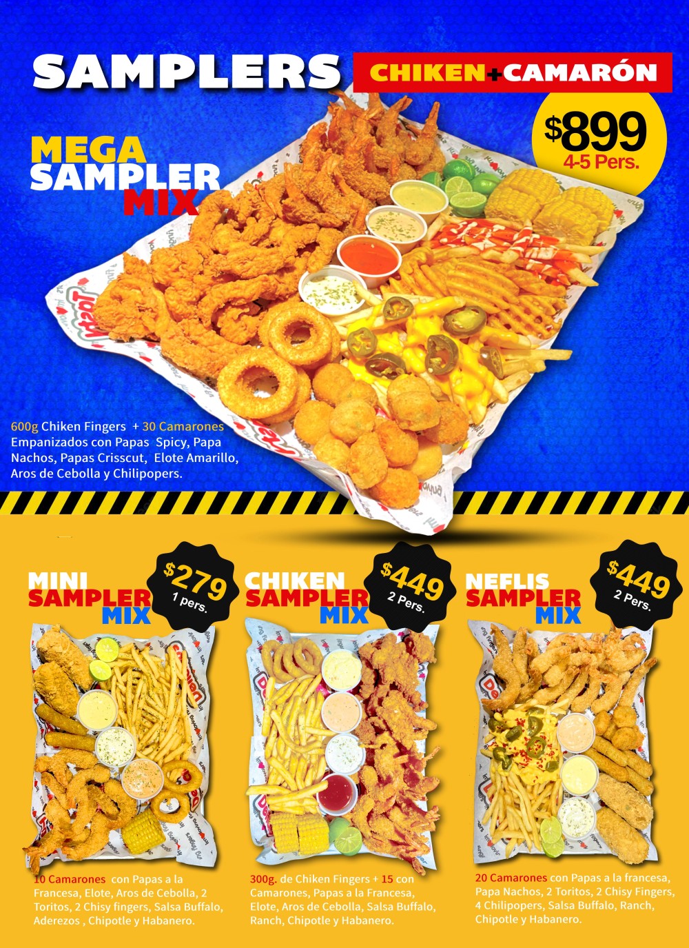 Samplers Fingers+Camarón